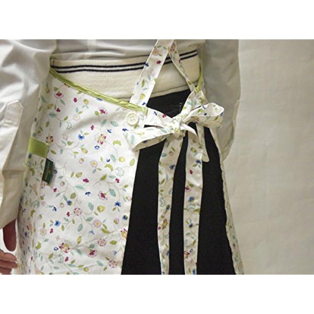 Kawashima Textile Cercon MINTON Apron Haddon Hall Anniversary Product Number JMY1242 I (Ivory) Approx. Length 84 x Width 75 cm