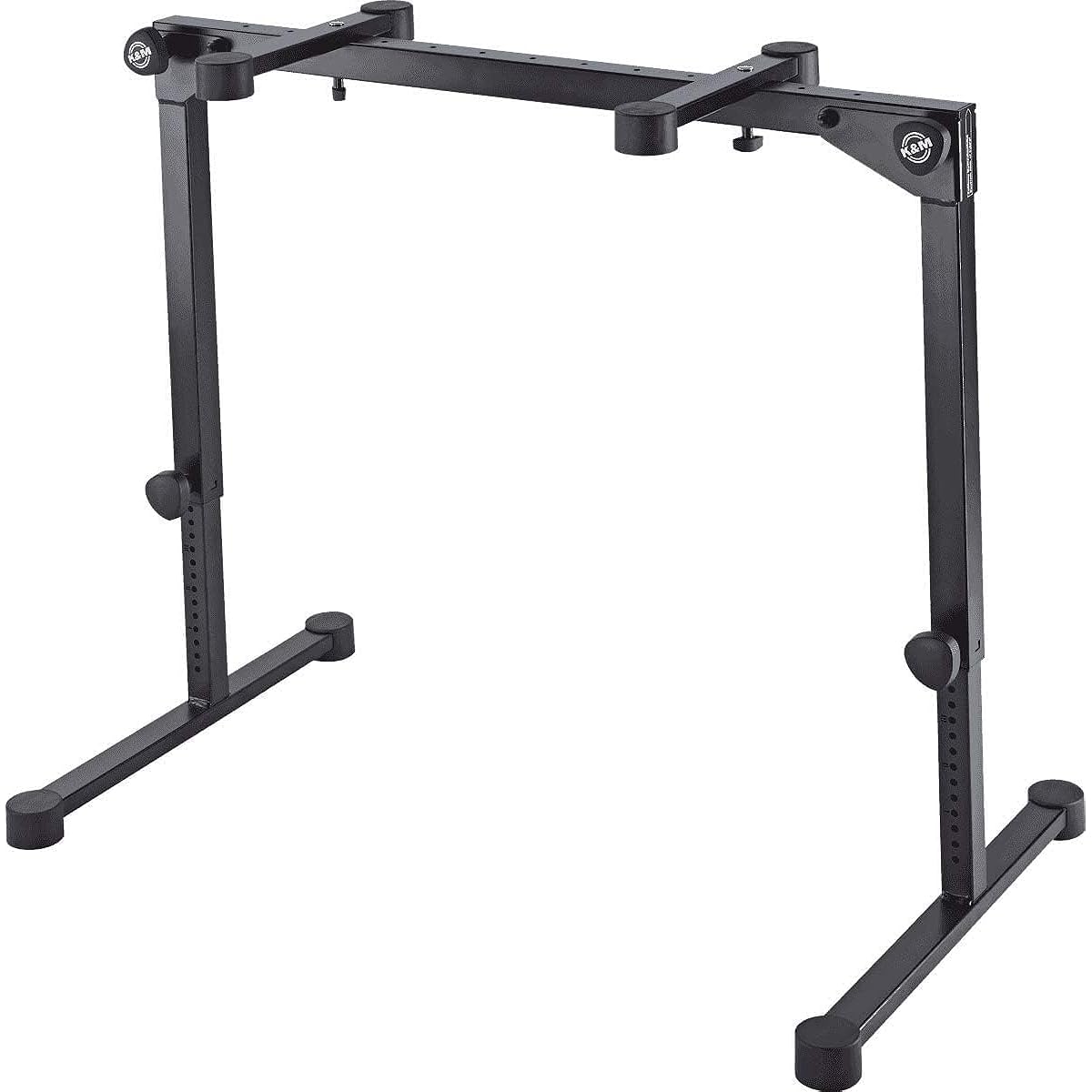 K&M Keyboard Stand Foldable Table-style keyboard stand »Omega Pro« Black 18820