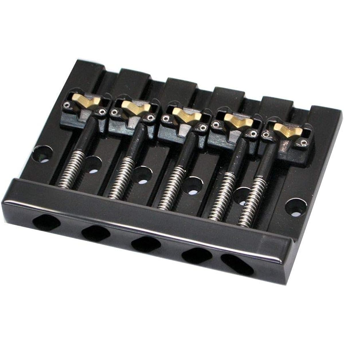 HIP SHOT 5-string bass bridge KickAss 5 Bass Bridge Black Badass style