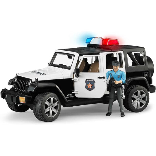 bruder Jeep police car with figure BR02526