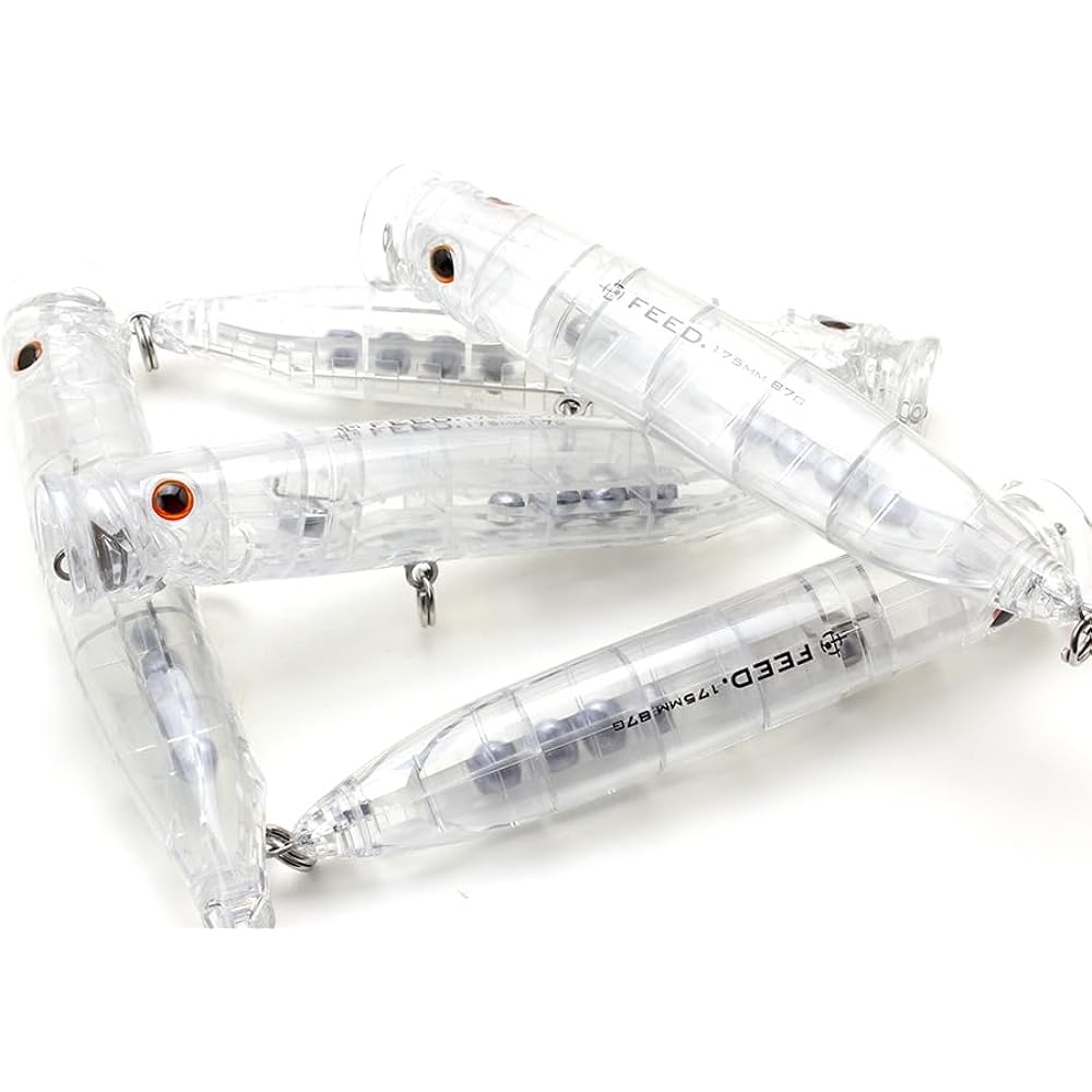 Tacklehouse Lure Feed Popper 175 CFP175 No.22 Clear