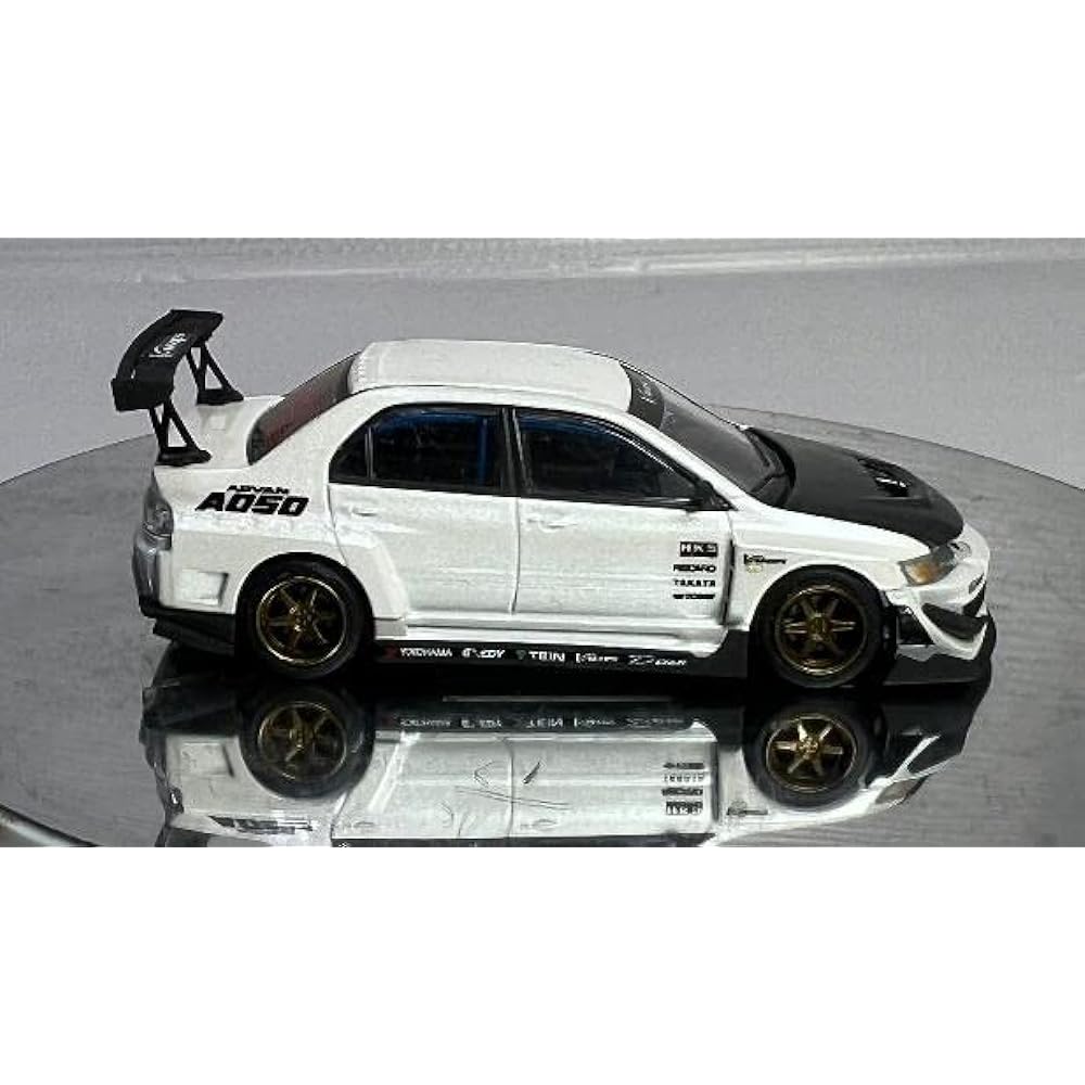 PEAKO 64 1/64 Mitsubishi Lancer Evolution IX VARIS White Finished Product PE64600