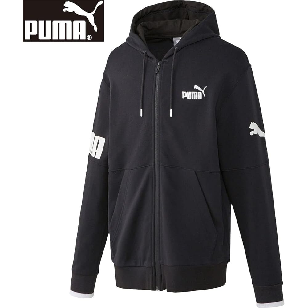 [PUMA] Long Sleeve Sweatshirt Parka POWER Hooded Jacket 675714 Men's