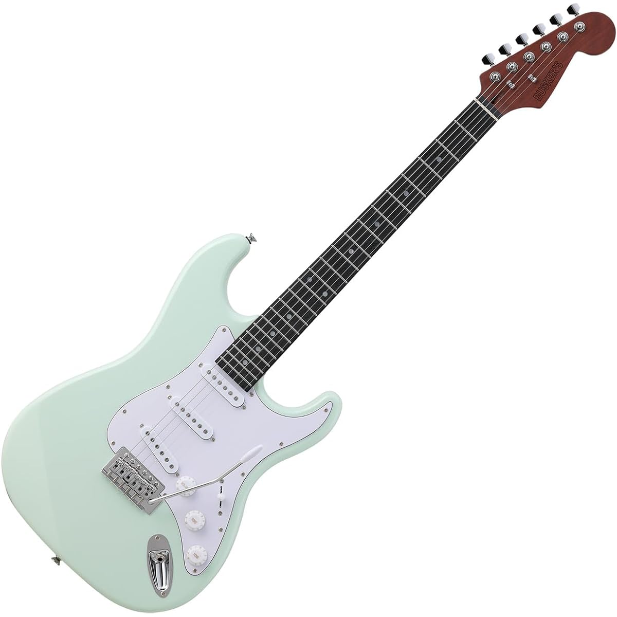 BUSKER'S BST-Standard GRW Stratocaster Roasted Maple Neck Round Edge Frets Electric Guitar Buskers