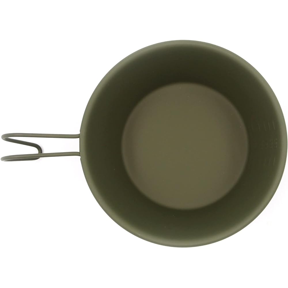 [Made in Tsubame Sanjo] Village Blacksmith 18-8 Stainless Steel Olive Green Sierra Cup 330ml MK-5687