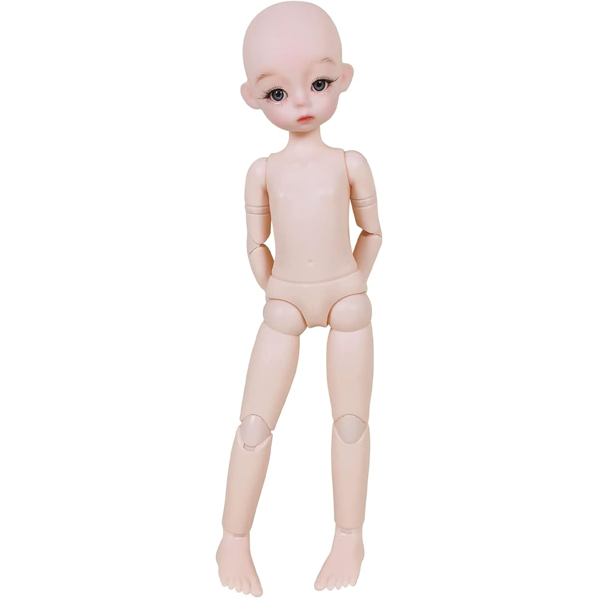 Proudoll 1/6 BJD Doll 30cm 12inch Ball Jointed SD Doll 18Pcs Movable Joints Action Figure PVC DIY Doll Body Customized Doll with Elf Ears Handmade Makeup (Dana)
