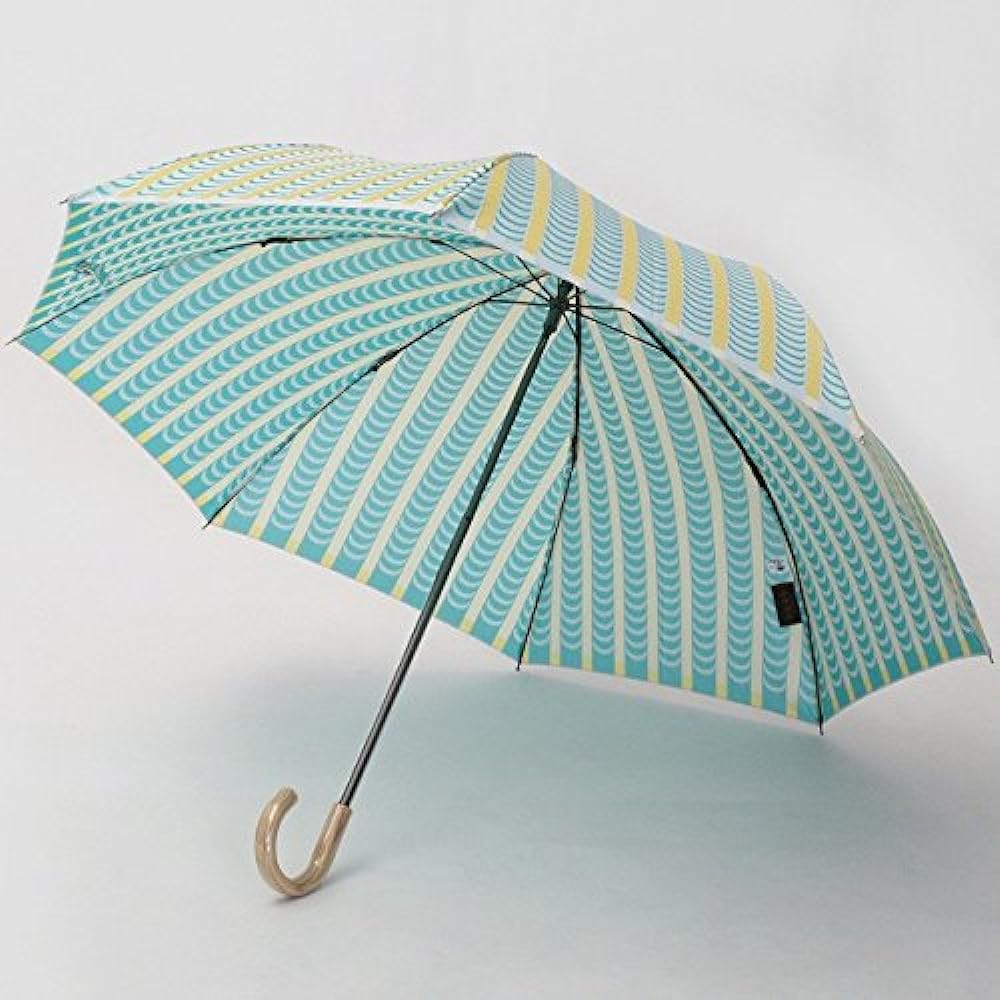 Makita Shoten + Stig Reventri DRAPES Women's Folding Umbrella, Scandinavian Design, Luxury Koshu Ori, Made in Japan