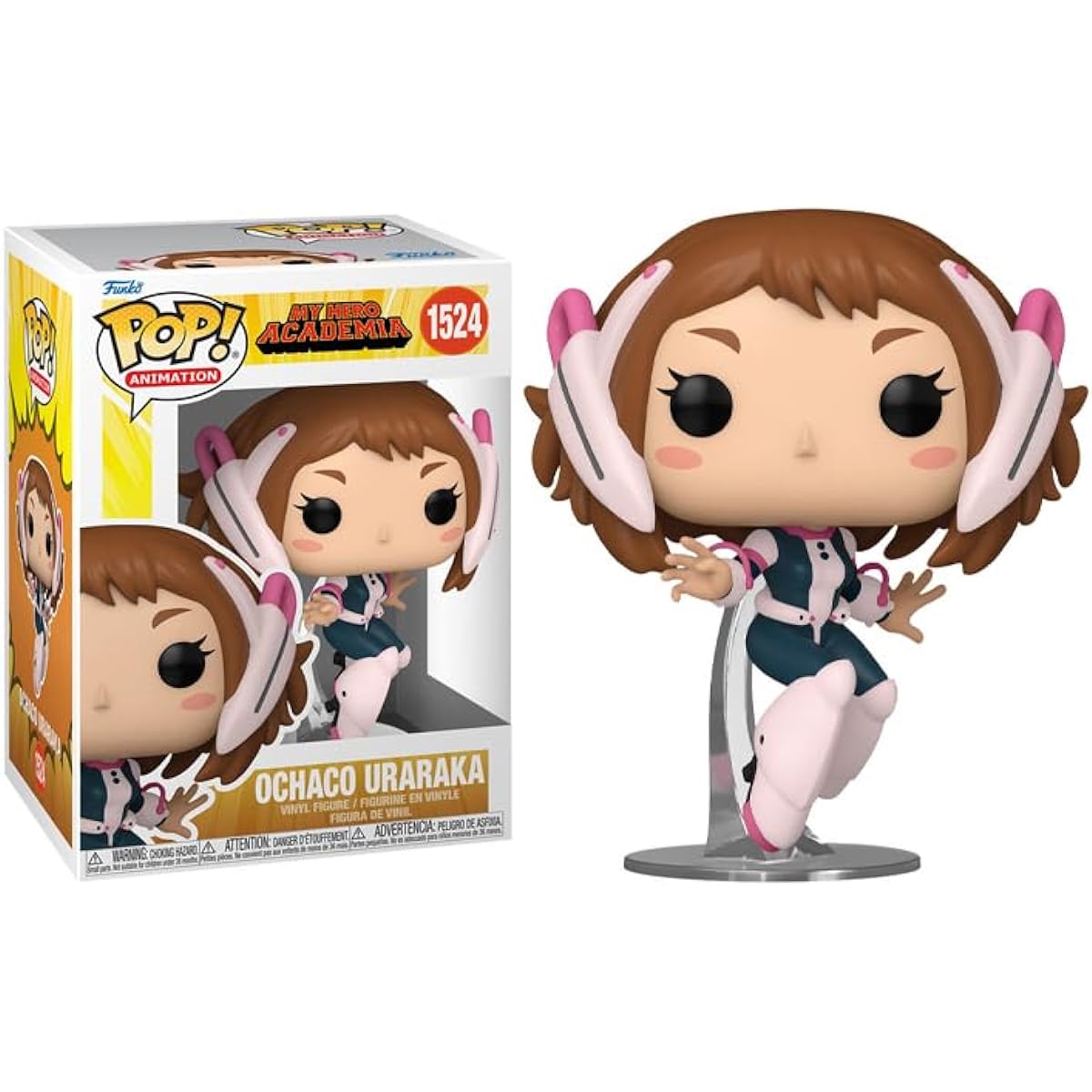 POP My Hero Acadamia - Ochaco Uraraka (Uravity) Funko Vinyl Figure (with Compatible Box Protector Case) Multicolor 9.5cm