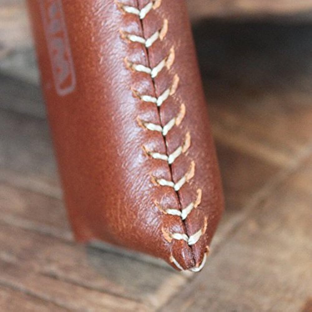 What will be will be SOTO Slide Gas Torch Handmade Genuine Leather Cover Outdoor Camping Leather Color (Light Brown) Stitching (Light Brown)