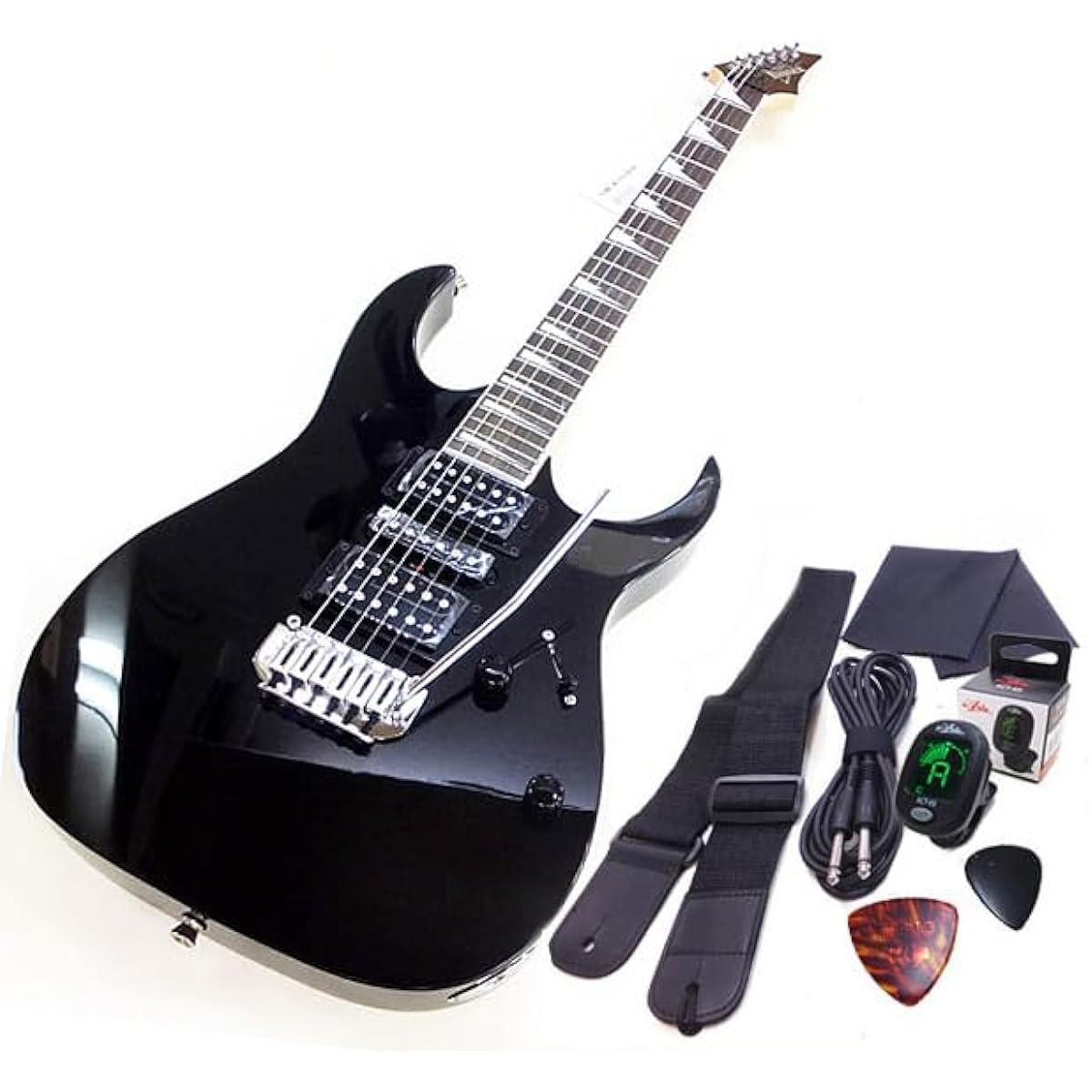 Ibanez GRG170DX BKN Electric Guitar for Beginners 7-Piece Light Basic Set