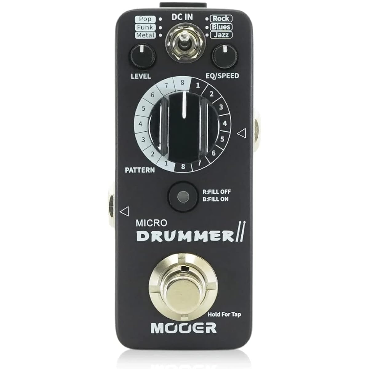 Mooer Micro Drummer II Drum Machine Pedal Effector