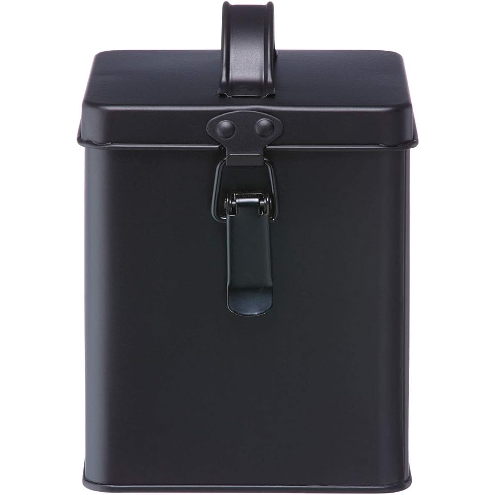 LOGOS Metal Palm BOX 81340201 Black (approx.) Width 13.5 x Depth 11.5 x Height 17cm