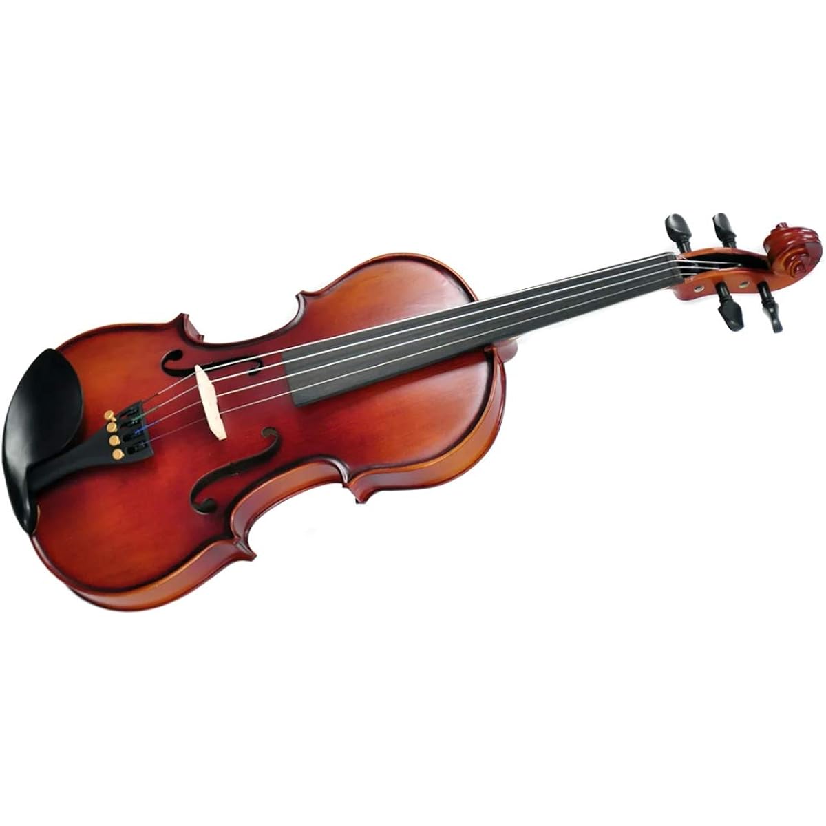 PLAYTECH Violin Regular Model 4/4 Size Ebony Fingerboard with Bow and Case PVN344