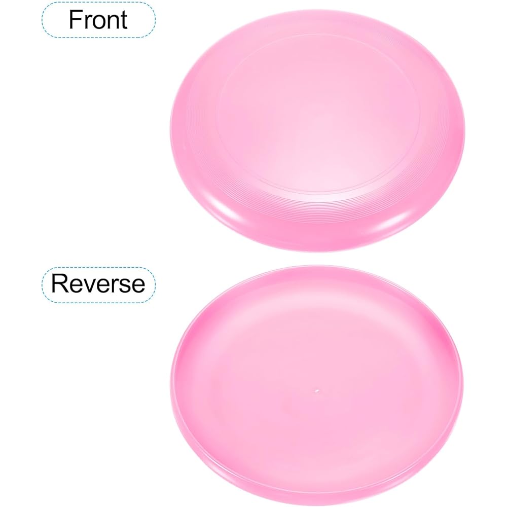 PATIKIL Flying Disc 10.8" 175g Set of 2 Sports Training Disc Backyard Lawn Beach Outdoor Park Pink