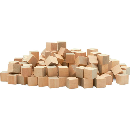 3/4" Wooden Cubes, Bulk Value Box of 2,000 Unfinished Mini Wooden Birch Blocks, Math Blocks, Puzzle Making, Crafts, DIY Projects (3/4" Mini Wooden Cubes).