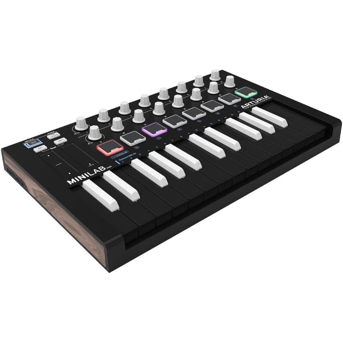 Arturia MiniLab MKII 25 Slim Key Portable USB Midi Controller (Inverted Limited Edition)