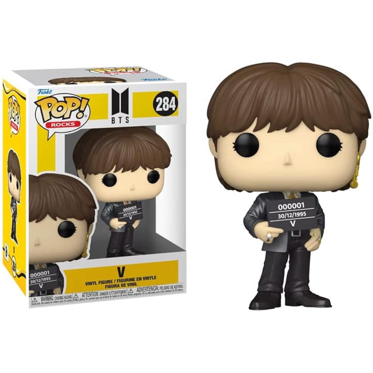 POP Rocks: BTS Butter - V Funko Vinyl Figure (with Compatible Box Protector Case) Multicolor 3.75"