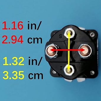 Tuzliufi Starter Solenoid Relay Switch 265662 39002134 75089833 742024 262682-11 70093640U16752 07522 Compatible with SAZ4201GJ SAZ-4201ER 19 0107 070009 12V 4 Terminal Z428