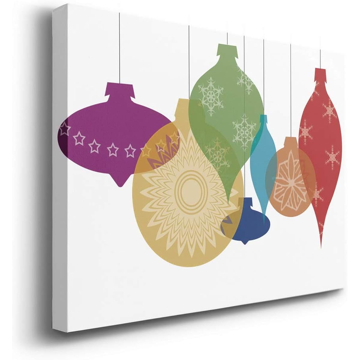 Renditions Gallery Christmas, Canvas Wall Art, Holiday Decor, Christmas Carols, White Christmas, Chestnuts, Nutcracker, Rudolph, Nativity - Ornament 24X36