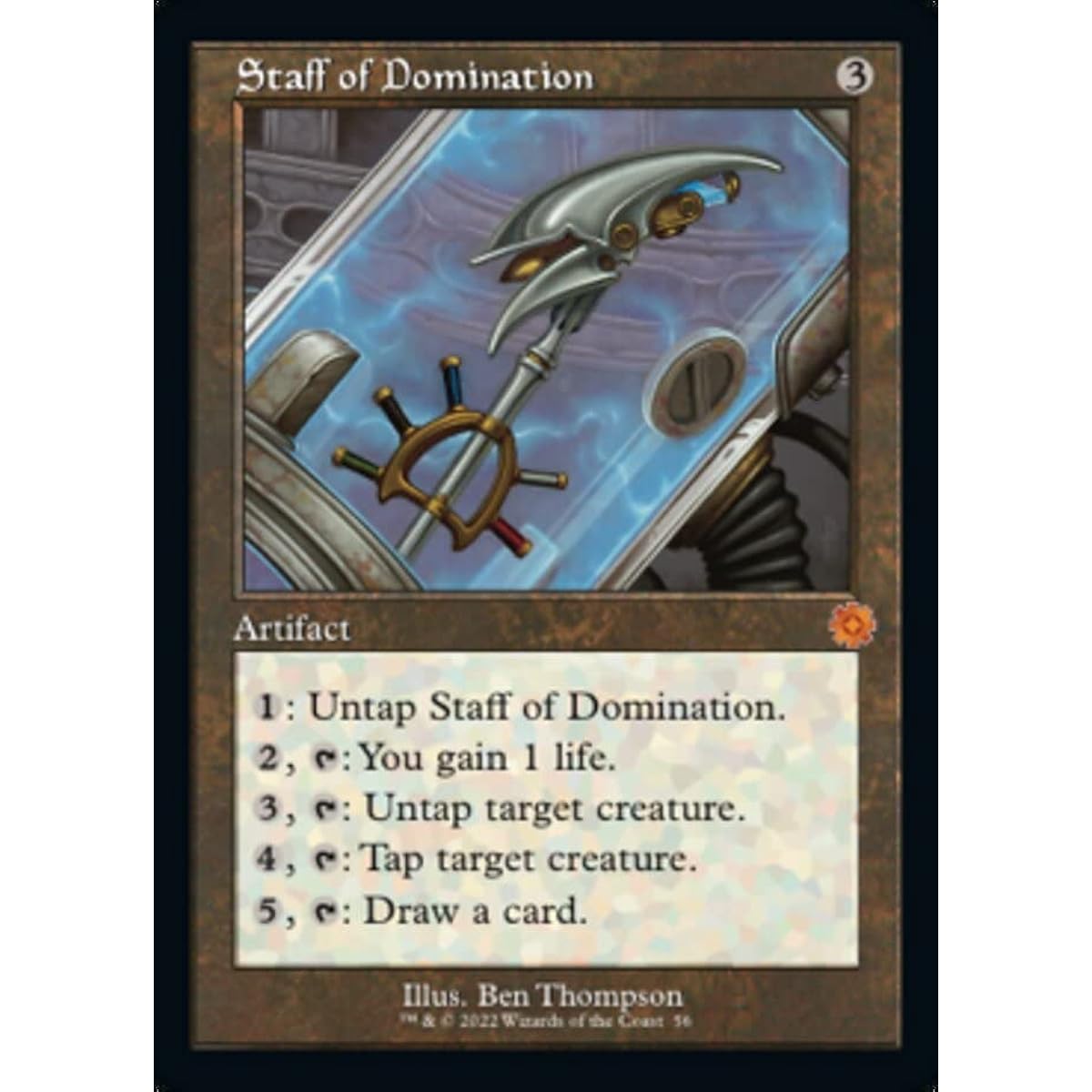 Magic: The Gathering - Staff of Domination (056) - Brothers' War Retro Artifact