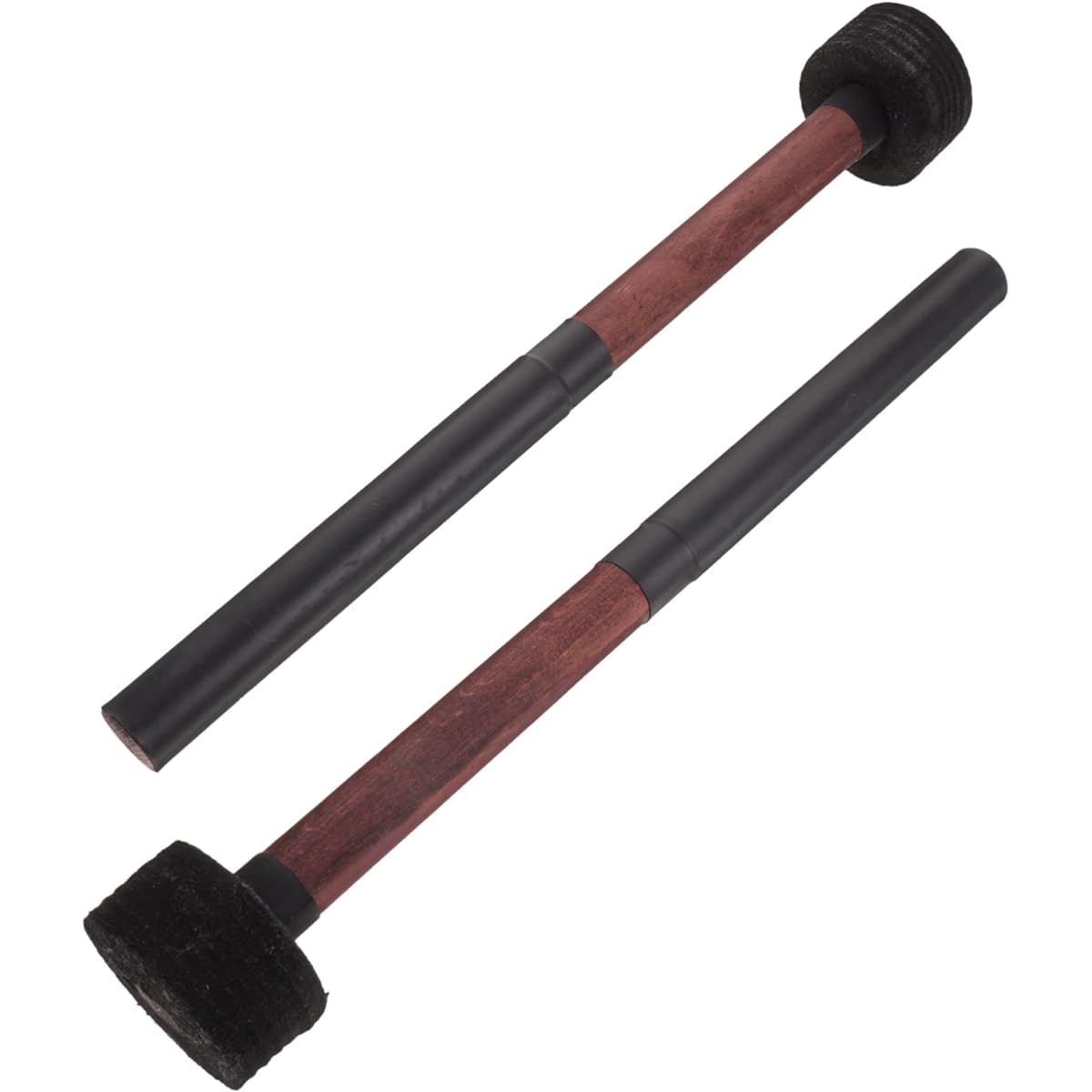VICASKY 5 Pairs Non-Drum Hammer Music Accessories Xylophone Mallet Music Drumsticks Black Wood Advanced Standard Drumsticks Drum Musical Instrument Sticks