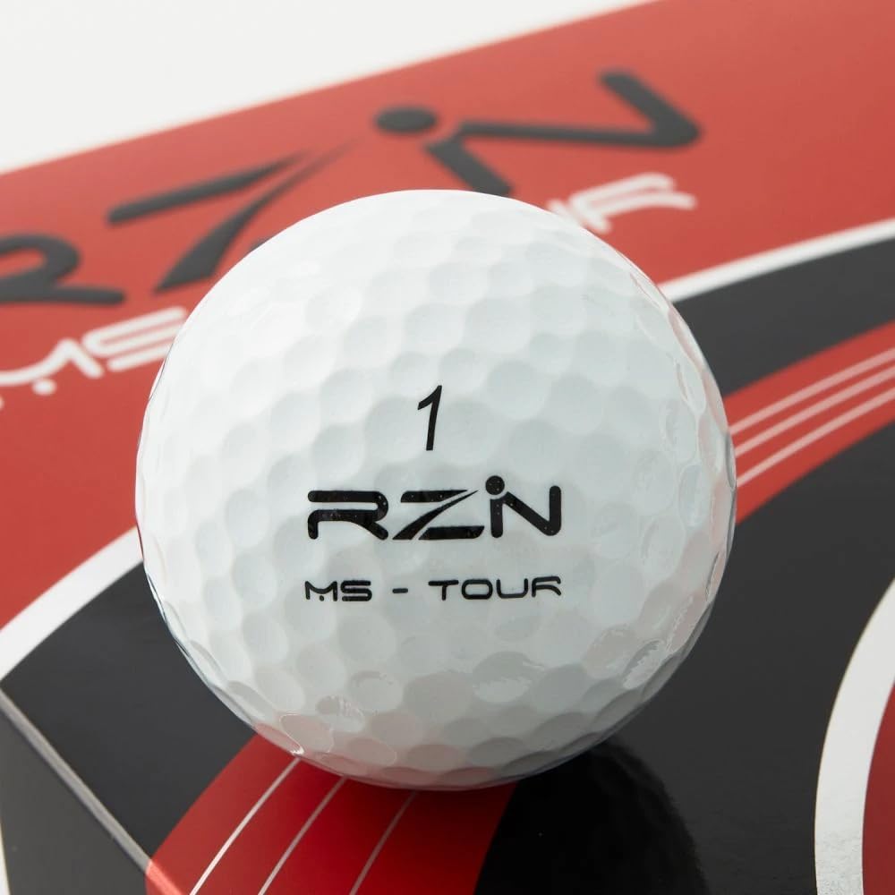 RZN Golf Golf Balls 3 Pieces MS-TOUR 1 Dozen (12 Pieces) Resin Golf Japanese Official Distribution Product