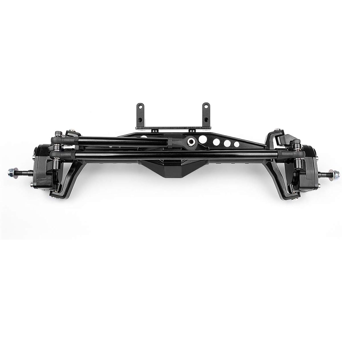 KYX Racing CNC Machined Alloy Front Axle Upgrade Parts Accessories for 1/10 RC Crawler Car Axial Capra Unlimited Trail Buggy UTB