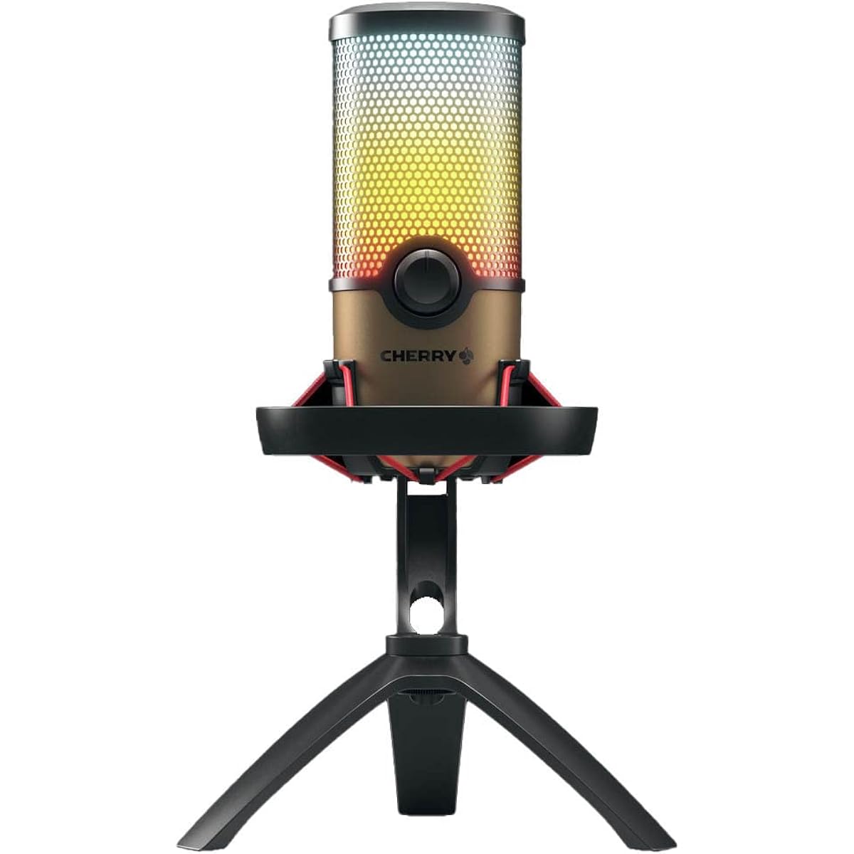 Cherry UM Series 3.0, 6.0, 9.0 PRO RGB USB Microphone for PC, Mac, Gaming, Recording, Streaming, Podcasting, Studio, Computer Condenser (UM 9.0 RGB PRO)