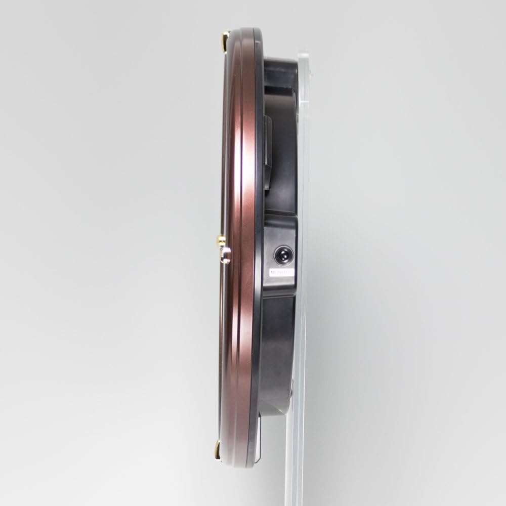 Seiko Clock Wall Clock Automatic Lighting Radio Wave Analog Visible at Night Fine Light NEO Neo Brown Metallic KX233B