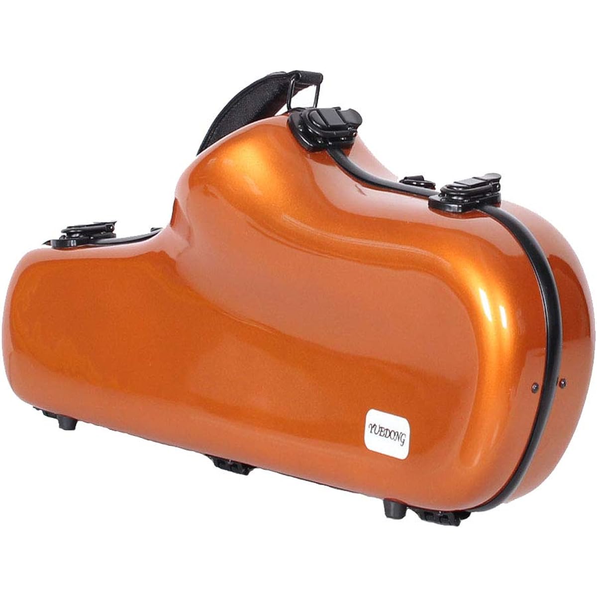 B Baosity Saxophone Storage Case Alto Saxophone Case FRP & Foam 8 Colors, Gold