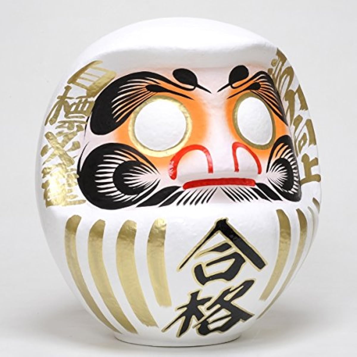 Takasaki Daruma Pass Daruma No. 15 White