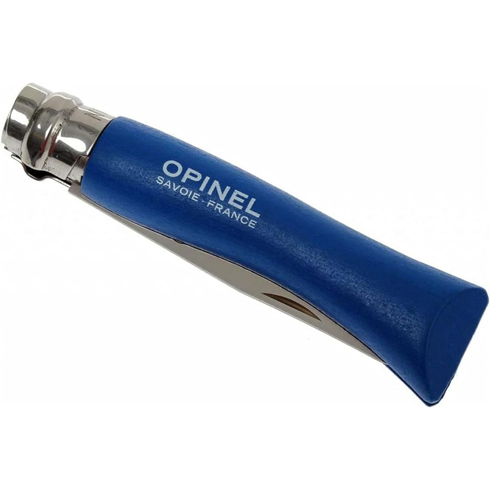 OPINEL Round Tip Stainless Steel #7 Blue 41490 [Domestic regular product]