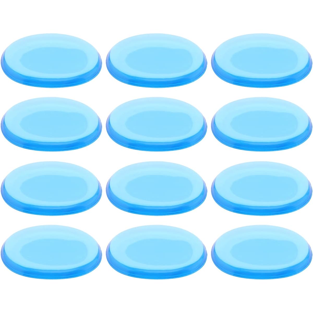 OriGlam Drum Damper 12pcs Drum Damper Soft Drum Silencer Drum Damper Gel Pad Drum Mute Tone Control (Blue)