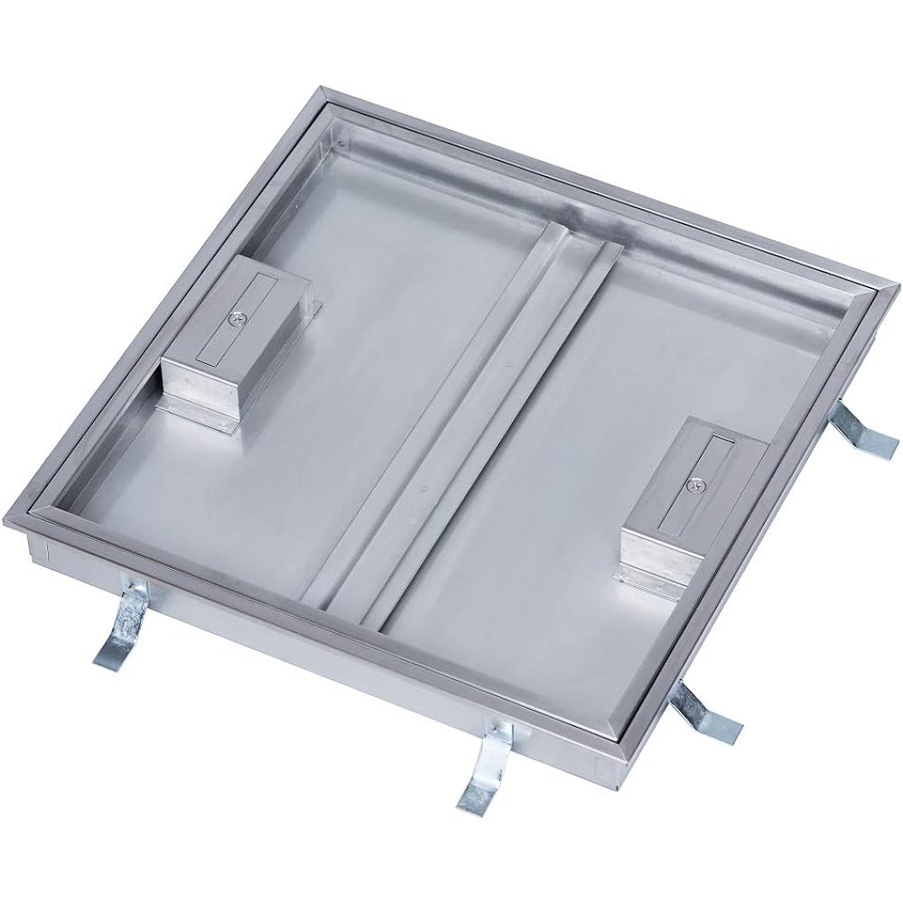 Hocos Stainless Steel Floor Hatch for Walking, Mortar Filling, Lock Type Handle TS-1ML-300