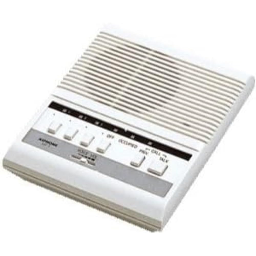 Aiphone LEM-1 for parent-child intercom, 1-station base unit, egg white/gray, 131 x 51 x 160 mm