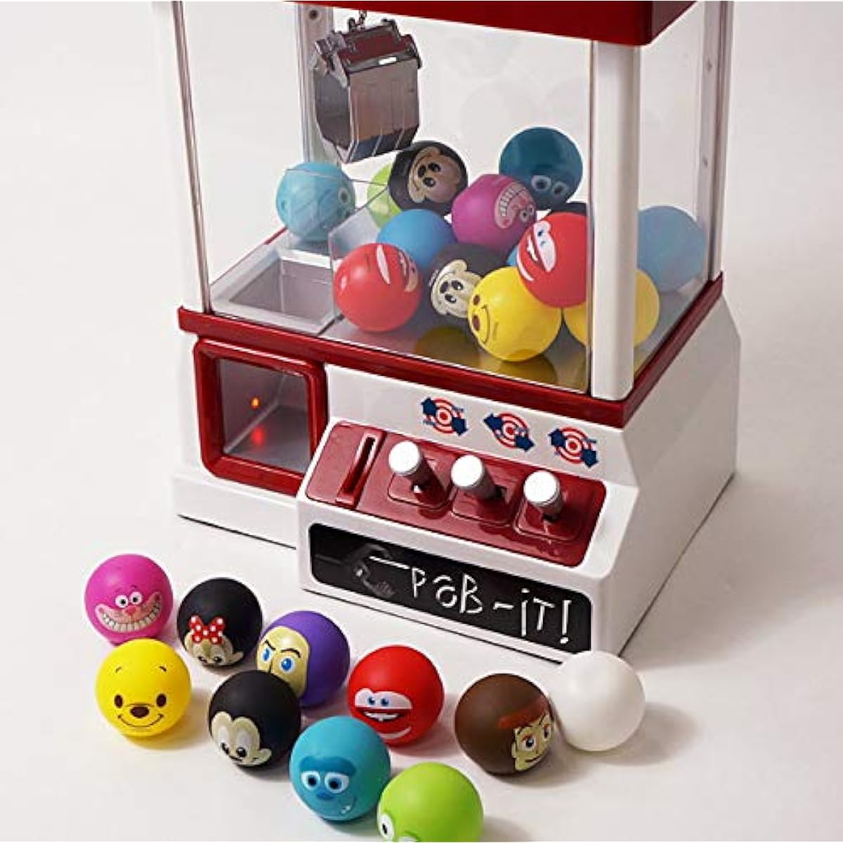 UFO Catcher Crane Game Machine + 25 Disney Round Balls 4497