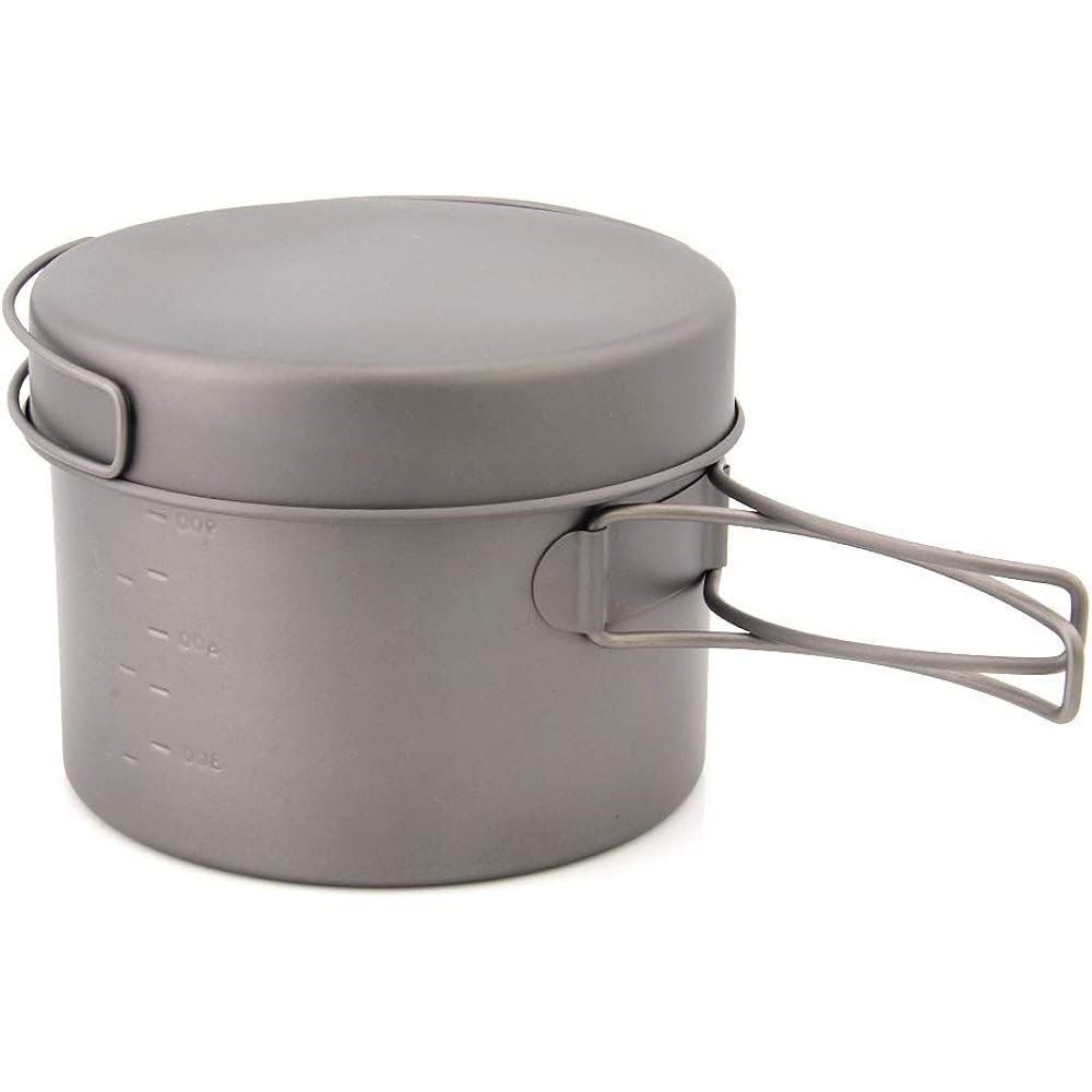 TOAKS Titanium 1300ml Pot with Pan by TOAKS