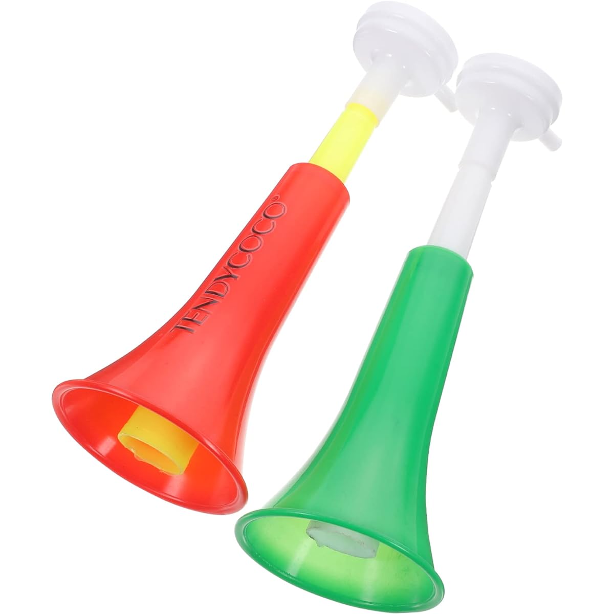 Toyvian Plastic Stadium Horn Foldable Trumpet Blow Horn Noise Maker Cheering Props for Sports Events Parties Competitions