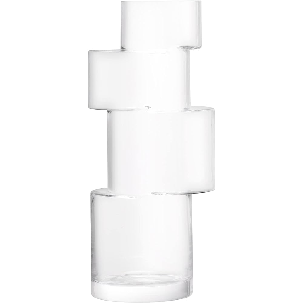 LSA Flower Vase Clear Height 35cm Tier G1729-35-301