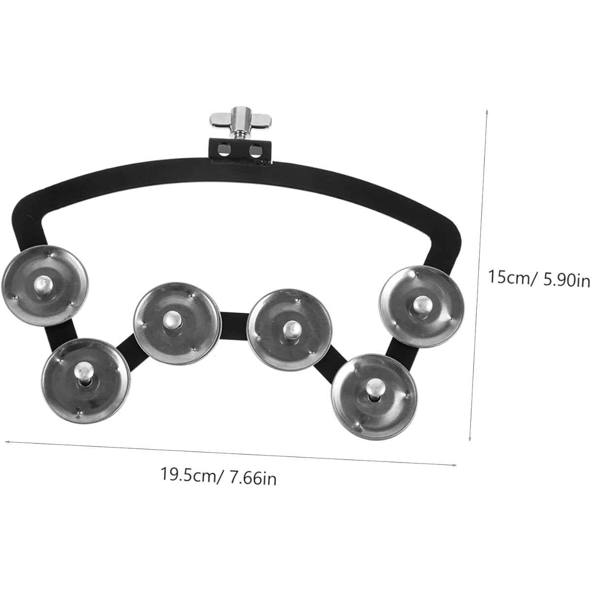 VICASKY 5pcs Drum Set and Rattle Musical Instruments Clock Bell Smooth Ear Turbo Smooth