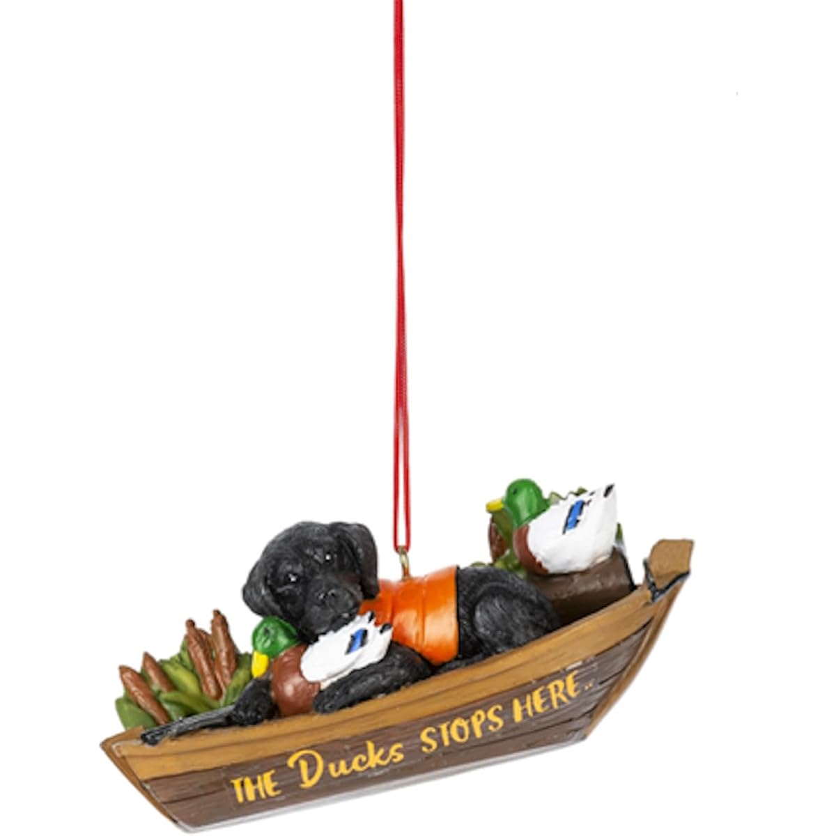 The Bridge Collection The Ducks Stop Here Duck Hunting Ornament Holiday Home Christmas Tree Ornament Hunter Ornament Duck Ornament