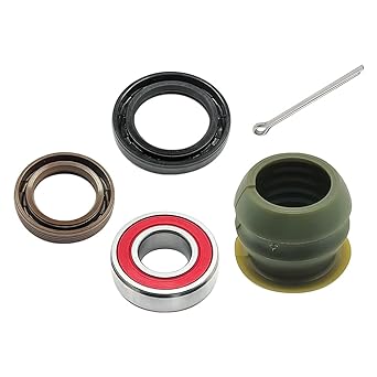 JINFANNIBI Steering Bushing & Bearing Oil Seal Dust Seal Kit Compatible with Honda Sportrax 90 250 400 400EX FourTrax 200 300 TRX90 X/EX TRX200 200D TRX250 X/EX TM/TE TRX400EX TRX400X