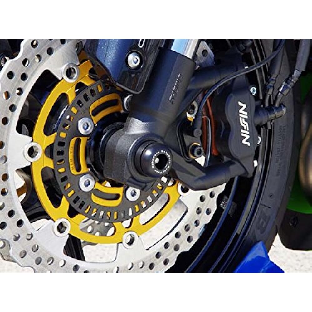 BABY FACE Axle Protector for Front Duracon Resin Black ZX-6R/RR(13-14) 006-AK011