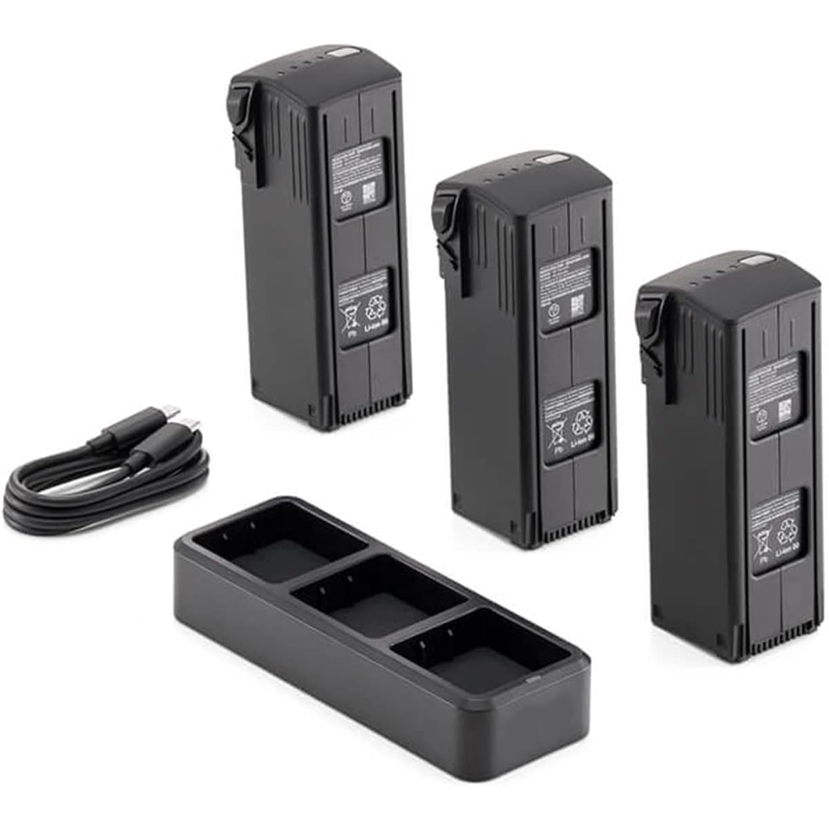 Original Mavic 3 Enterprise Series Battery Kit for DJI Mavic 3 Pro/Mavic 3 Classic/Mavic 3 Enterprise (3 Intelligent Flight Batteries and 1 Mavic 3 Battery Charging Hub (100W)