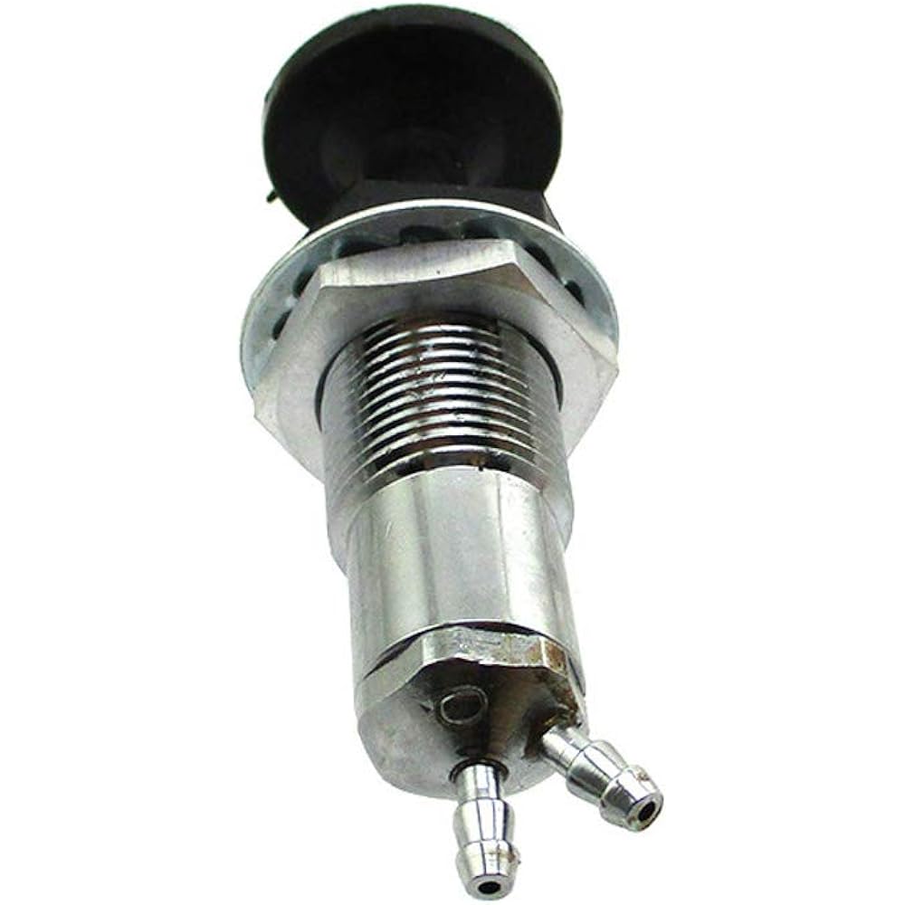 TC-Motor Plunger Primer Fuel Pump Compatible with 1/8" Fuel Line for Polaris SkiDoo Honda Kawasaki Yamaha Snowmobile ATV Quad