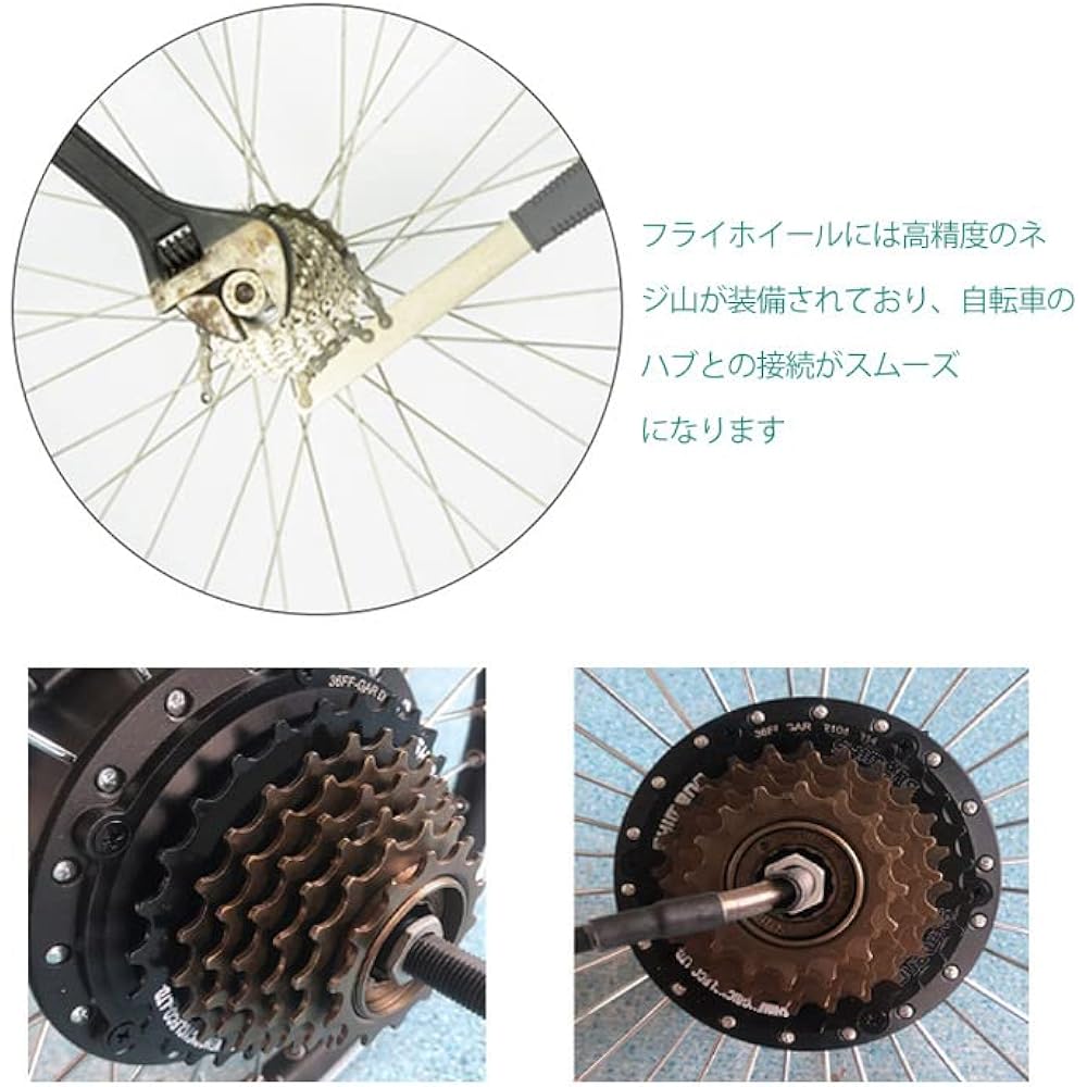 Bike Cassette 7 Speed Bicycle Freewheel Bicycle Sprocket 7 Variable Speed 11.5cm* 11.5cm Steel Bike Cassette High Tensile Steel Non-Deformation Durable Mountain Bike/Road Bike Replacement