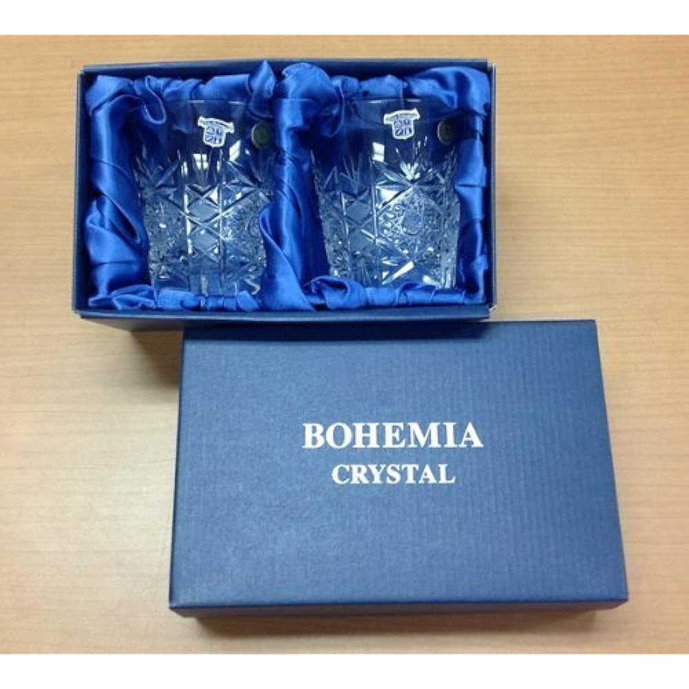 Bohemian Crystal Laura Pair Old Fashioned Glasses Set 22032/LAS/210