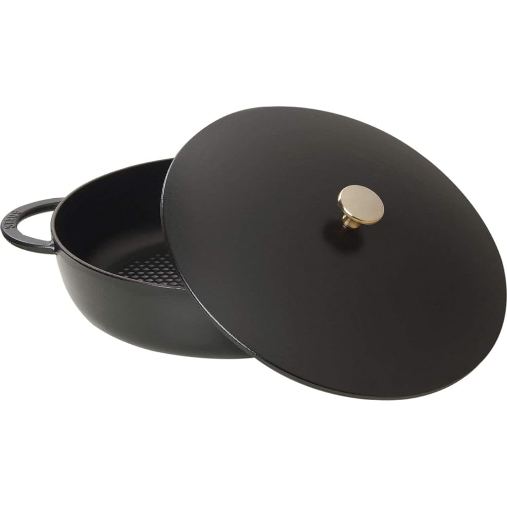 Staub Nidabeille Saute Pan 28cm Black 40509-331