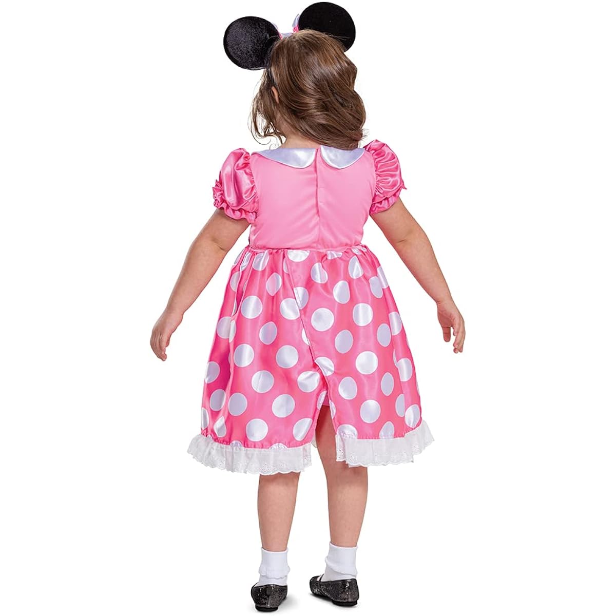 Disguise Girls Minnie Mouse Costume for Kids Official Adaptive Disney Minnie Costume with Accessibility Features