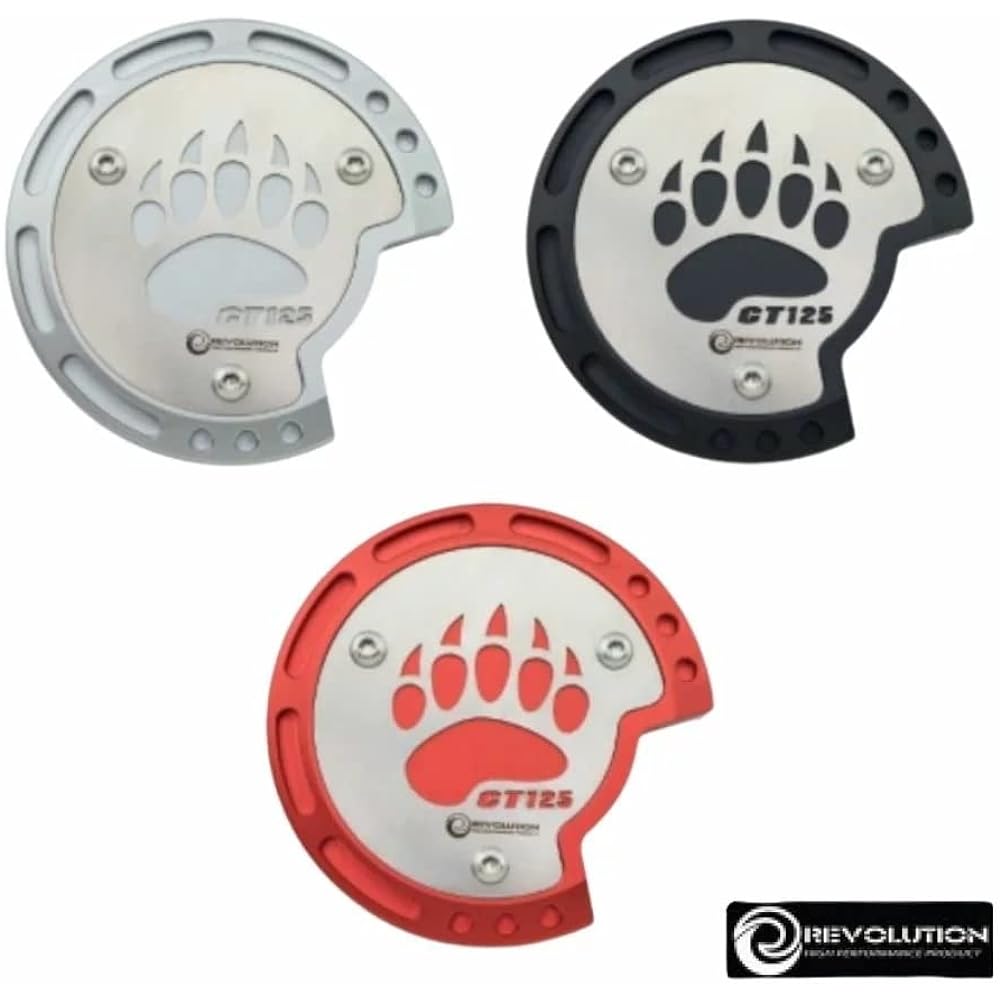 Revolution Honda Hunter Cub CT125 Engine Side Cover V2 for JA55/HONDA CT125 TRAIL REVOLUTION ENGINE SIDE COVER V2 (Black)